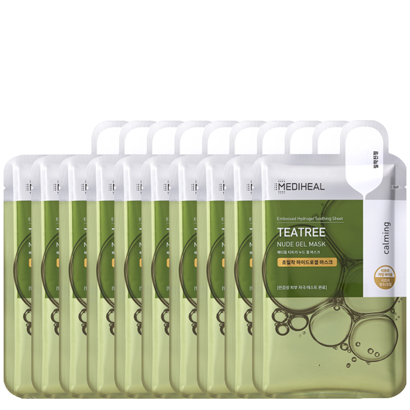 MEDIHEAL Tea Tree Nude Gel Mask bundle 10pcs