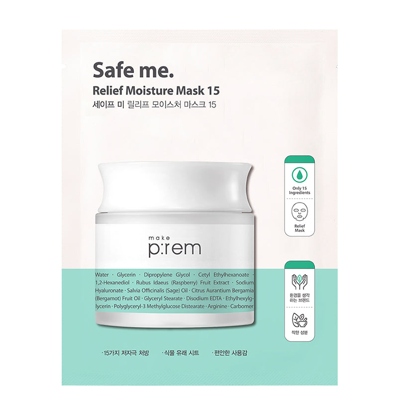 MAKE P:REM Safe Me. Relief Moisture Mask 15