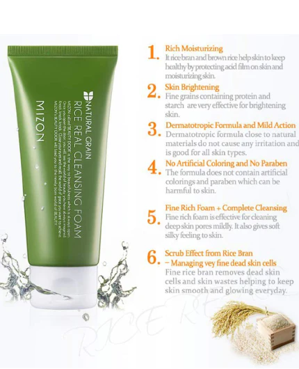 Rice Real Cleansing Foam