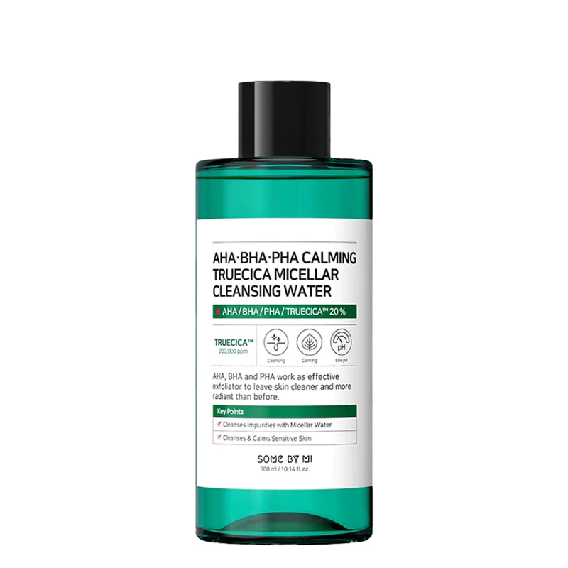 AHA BHA PHA Calming Truecica Micellar Cleansing Water