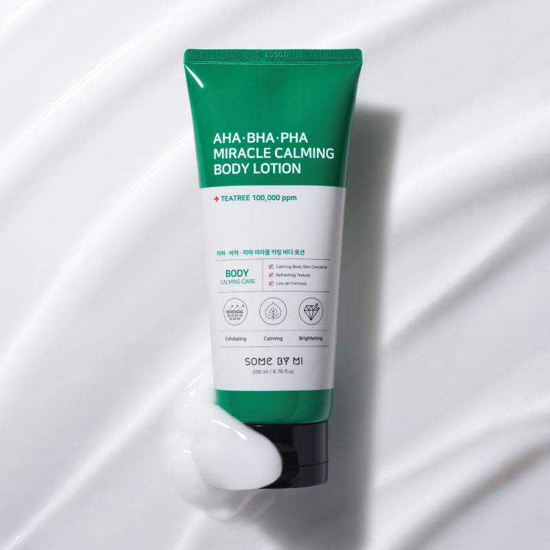 SOME BY MI AHA BHA PHA Miracle Calming Body Lotion Texture | MY BEAUTY IDOL