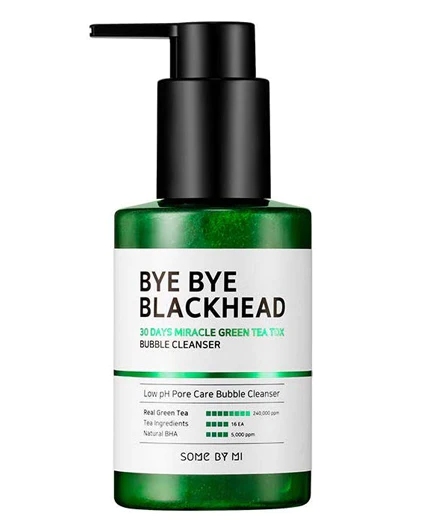 Miracle Bye Bye 30 Days Blackhead Miracle Green Tea Tox Bubble Cleanser