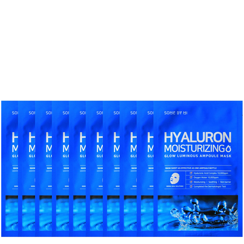 SOME BY MI Hyaluron Moisturizing Glow Luminous Ampoule Mask 