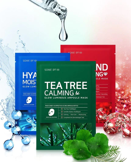 Tea Tree Calming Glow Luminous Ampoule Mask