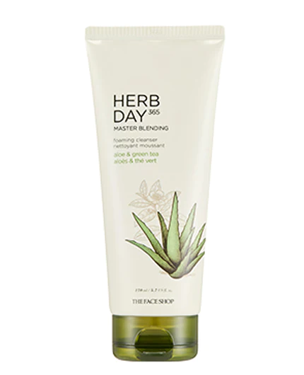 Herb Day 365 Master Blending Foaming Cleanser - Aloe & Green Tea 170ml