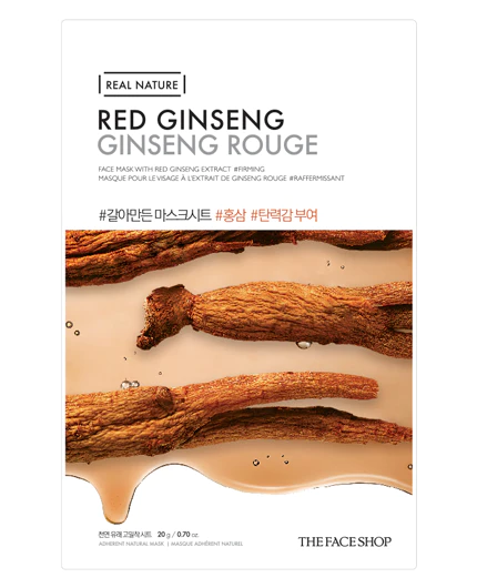 Real Nature Red Ginseng Mask Sheet