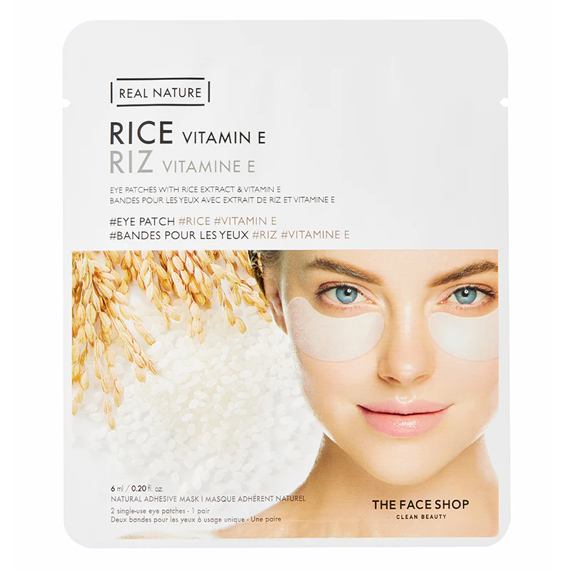 Real Nature Rice Vitamin E Eye Patch