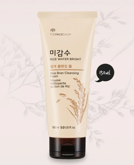 Rice Water Bright Rice Bran Foaming Cleanser