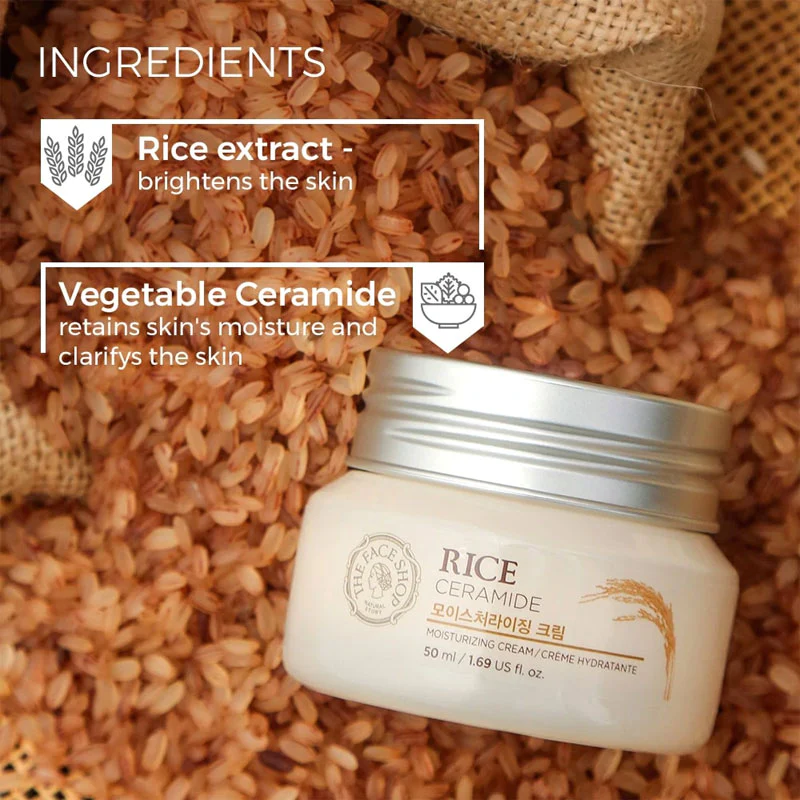 Rice & Ceramide Moisturizing Cream