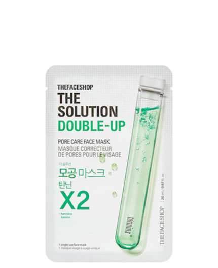 The Solution Double-Up Pore Care Face Mask